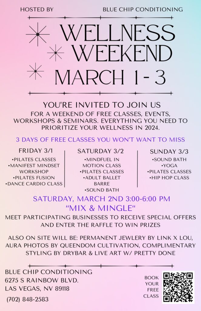 Wellness Weekend small flyer 1