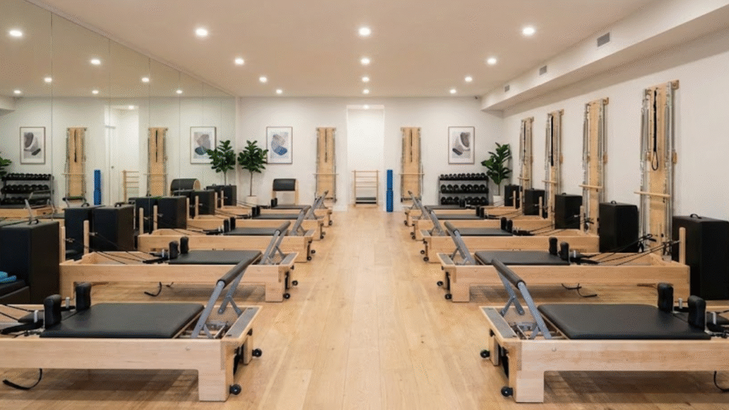 Premium studio rental las vegas with professional equipment and private space for fitness training and video production.