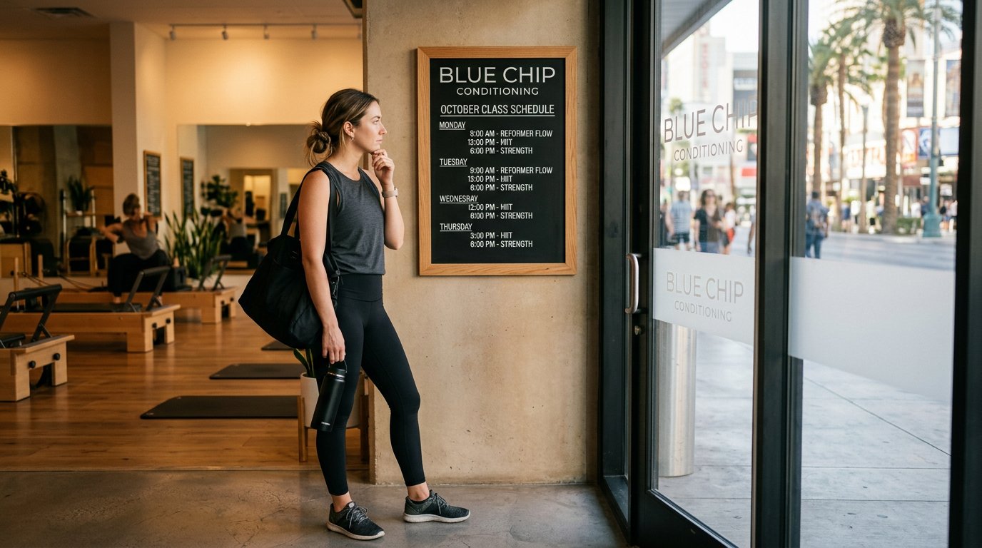 Pilates studio Las Vegas evaluation checklist