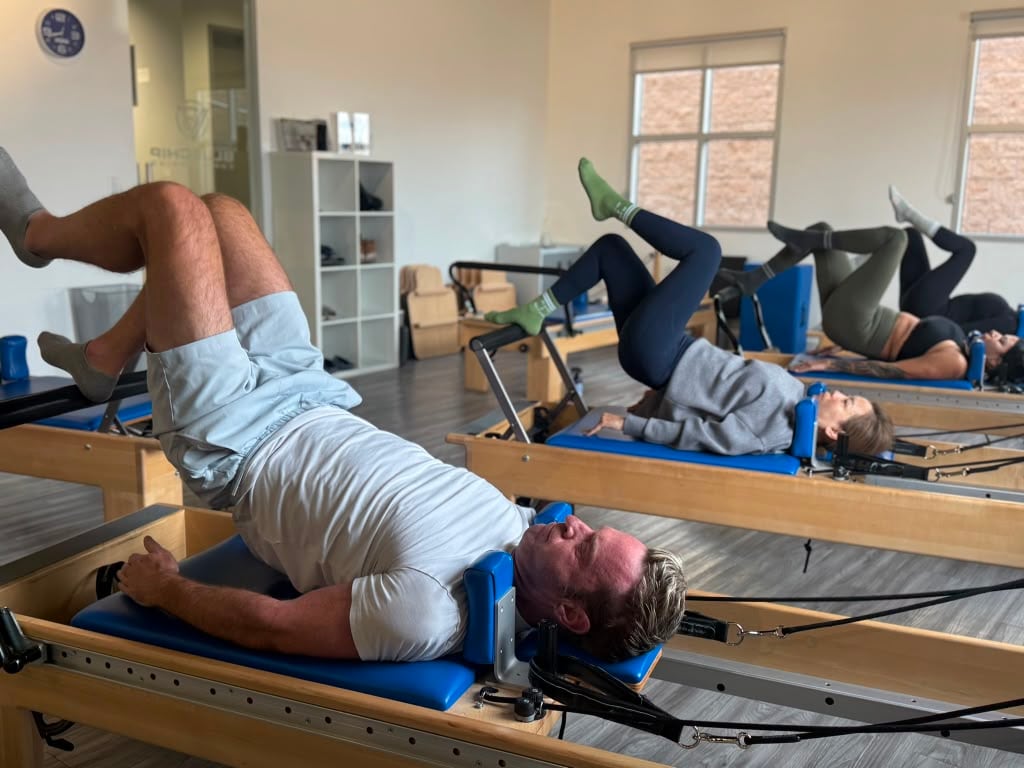 Reformer Pilates class at Blue Chip Conditioning studio in Las Vegas