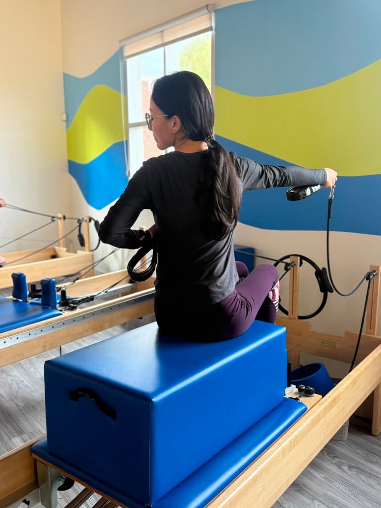Reformer Pilates class at Blue Chip Conditioning studio in Las Vegas