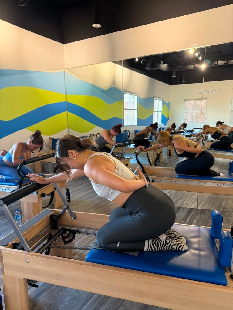 Reformer Pilates class at Blue Chip Conditioning studio in Las Vegas
